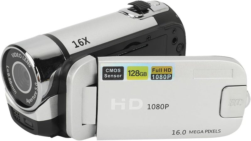 EIMSOAH Vintage Video Camera Camcorder, 16Mp Cam Corder, 1080P Digital Camera, 2.4 Inch Rotatable Screen Camcorder, 16X Zoom HD Video Recorder with Fill Light for Teens Beginner Adult - Image 1